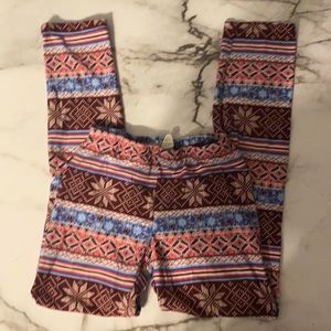 Girls Holiday Leggings